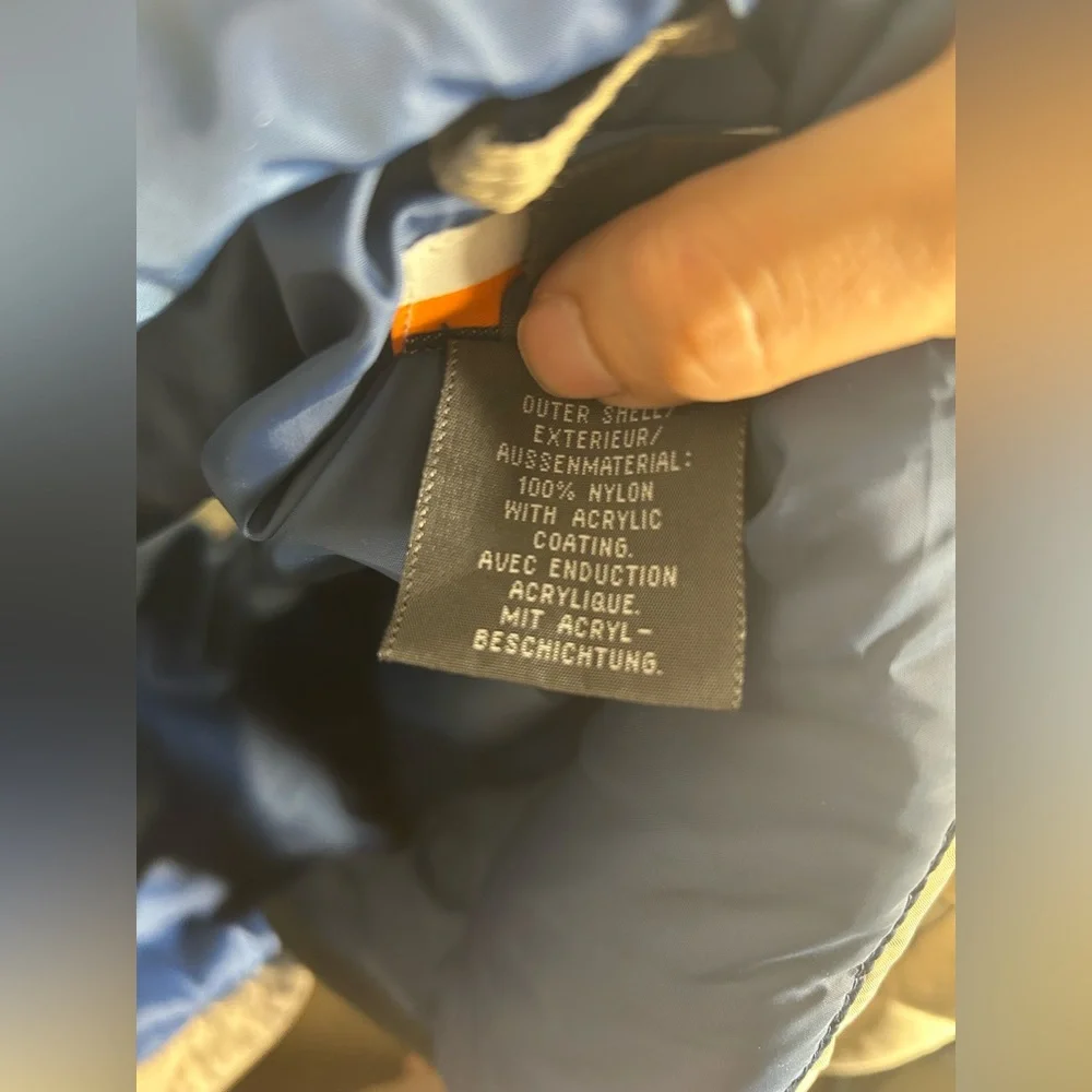 Burton Lava Light Tan Men's Puffer Snow Snowboard Vest Size XL Packable - Picture 7 of 7